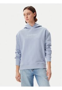 Calvin Klein Bluza Hero Logo K20K205449 Niebieski Regular Fit. Kolor: niebieski. Materiał: bawełna #1