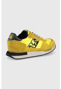 Napapijri buty virtus kolor żółty. Nosek buta: okrągły. Zapięcie: sznurówki. Kolor: żółty. Materiał: guma
