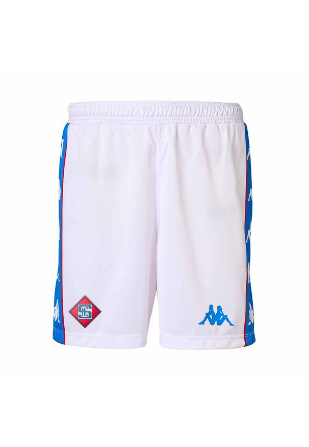 Kappa - Shorty SM Caen Ryder 2024/25. Kolor: biały. Sport: piłka nożna