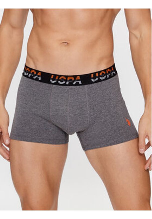 U.S. Polo Assn. Komplet 3 par bokserek 80432 Kolorowy. Materiał: bawełna. Wzór: kolorowy