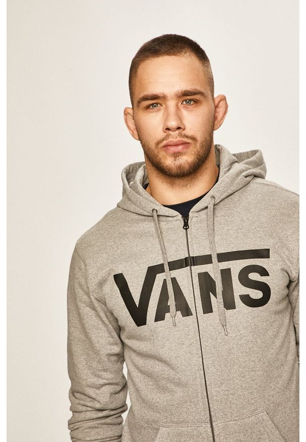 Vans - Bluza. Okazja: na co dzień. Kolor: szary. Styl: casual