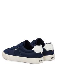 BOSS Sneakersy Aiden Tenn 50563847 Granatowy. Kolor: niebieski. Materiał: skóra, zamsz #5
