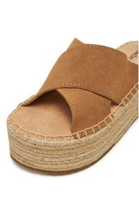 DeeZee Espadryle 42422 Brązowy. Kolor: brązowy. Materiał: materiał #4