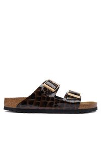 Birkenstock Klapki Arizona 1032864 Czarny. Kolor: czarny. Materiał: lakier, skóra #1
