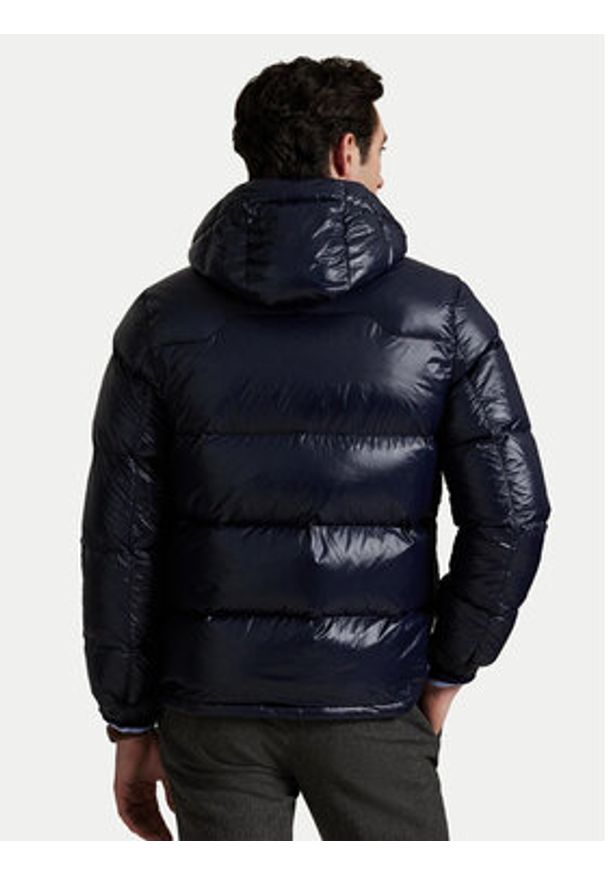 Polo Ralph Lauren Kurtka puchowa 710968281002 Granatowy Regular Fit. Typ kołnierza: polo. Kolor: niebieski. Materiał: syntetyk