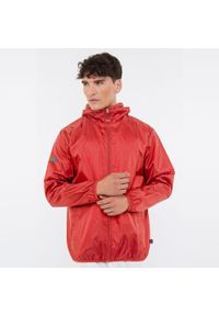 LEGEA - Kurtka przeciwdeszczowa męska ATACAMA przeciwwiatrowa. Kolor: czerwony. Materiał: poliester. Sezon: zima. Sport: bieganie, fitness #1
