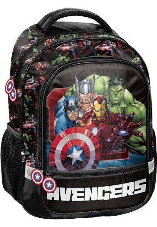 Paso Plecak wczesnoszkolny Avengers. Wzór: motyw z bajki