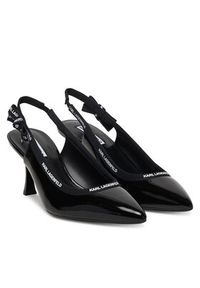 Karl Lagerfeld - KARL LAGERFELD Czółenka Sienna KL32706 Czarny. Kolor: czarny. Materiał: skóra #5