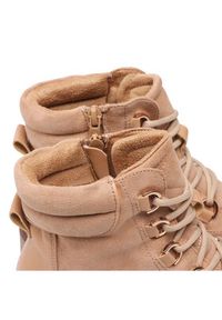 DeeZee Trzewiki WS5577-19 Beżowy. Kolor: beżowy. Materiał: materiał #4