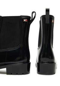 TOMMY HILFIGER - Tommy Hilfiger Kalosze Flag Hardware FW0FW08966 Czarny. Kolor: czarny. Materiał: syntetyk #3