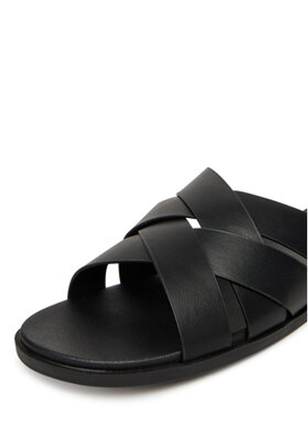 Clara Barson Klapki WS2520-03 Czarny. Kolor: czarny. Materiał: materiał, syntetyk