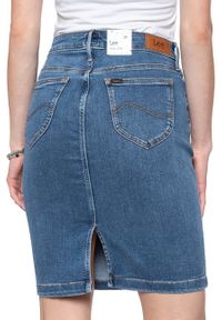 Lee - LEE PENCIL SKIRT CLEAN PLAY L38GKJZH 112108176. Materiał: jeans. Wzór: jednolity #3
