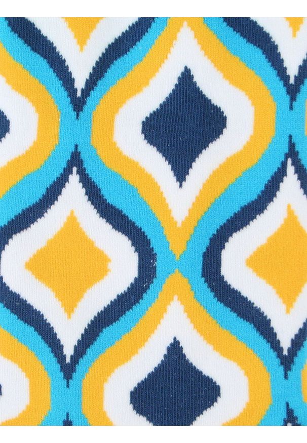 His Story - Tematyczne Skarpetki Bawełniane - Kolorowe Wzory. Kolor: wielokolorowy. Materiał: elastan, bawełna, poliamid. Wzór: geometria