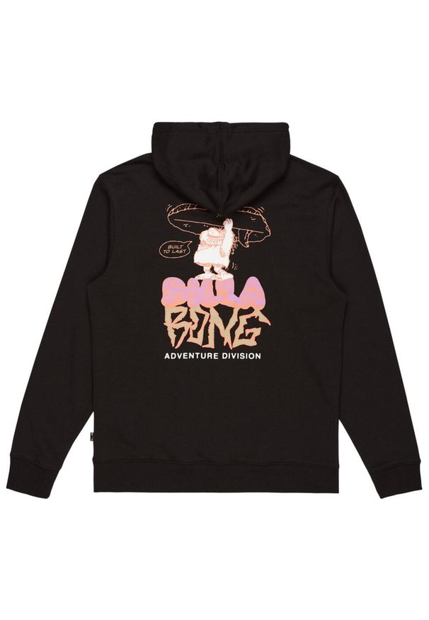 Billabong - Bluza dresowa sportowa męska Compass Hoodie. Kolor: czarny. Materiał: poliester, bawełna