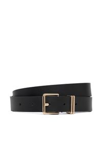 TOMMY HILFIGER - Tommy Hilfiger Pasek Th Square 2.5 AW0AW18692 Czarny. Kolor: czarny. Materiał: skóra #1