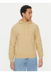 Hugo - HUGO Bluza Dapo 50486478 Beżowy Relaxed Fit. Kolor: beżowy. Materiał: bawełna #1