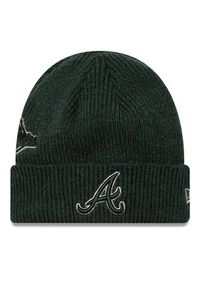 New Era Czapka Atlanta Braves World Series Patch Cuff Knit Beanie 60580730 Zielony. Kolor: zielony. Materiał: akryl, materiał #5