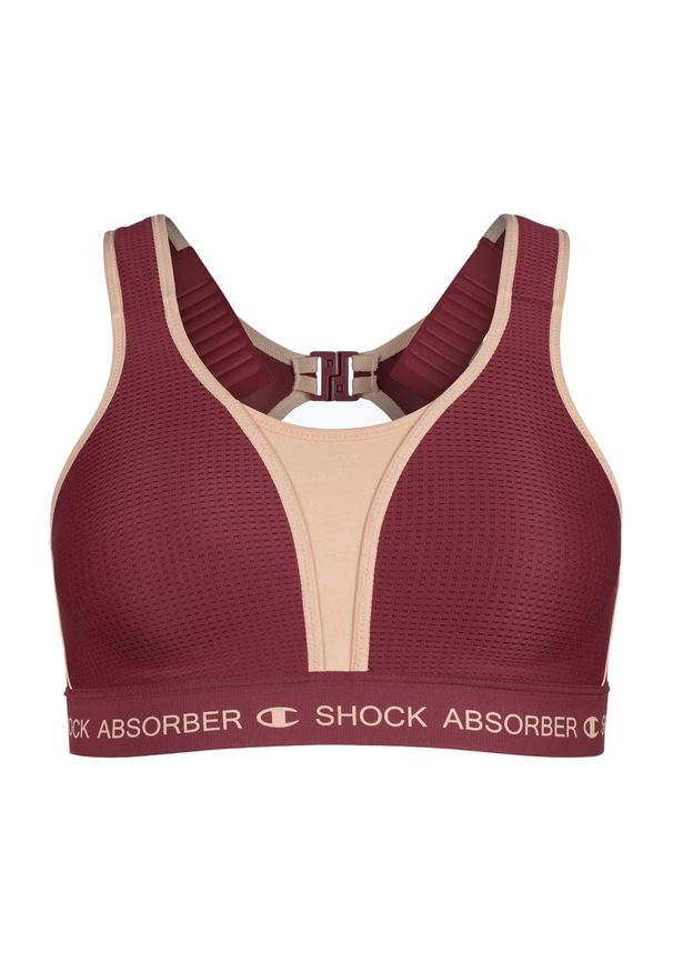 Biustonosz treningowy Shock Absorber Ultimate Run Bra Padded. Kolor: czerwony. Sport: bieganie