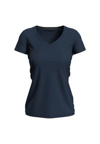 Stedman - Koszulka Damska Z Elastycznym Dekoltem V. Kolor: niebieski. Sport: turystyka piesza #1