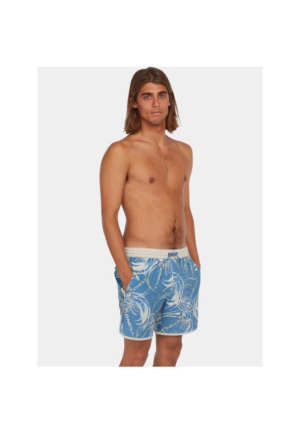 Szorty plażowe męskie O'Neill O'Riginals Scallop 16". Kolor: niebieski, wielokolorowy, biały