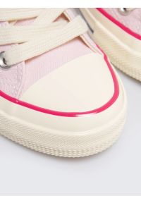 Big-Star - Trampki damskie niskie różowe RR274640 600. Okazja: na co dzień. Zapięcie: sznurówki. Kolor: różowy. Materiał: guma, materiał. Styl: casual, elegancki, sportowy, klasyczny #2