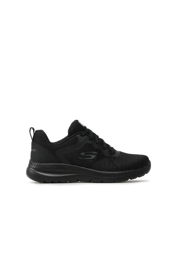 skechers - Buty sportowe Skechers Bountiful czarne do fitness. Kolor: czarny. Materiał: syntetyk. Sport: fitness