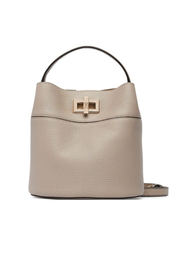 Furla Torebka Amelia Mini WE00879 HSF000 CN 4892S Beżowy ciemny. Kolor: beżowy. Materiał: skórzane