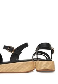 TOMMY HILFIGER - Tommy Hilfiger Espadryle T3A2-33793-0326 S Czarny. Kolor: czarny. Materiał: skóra #7