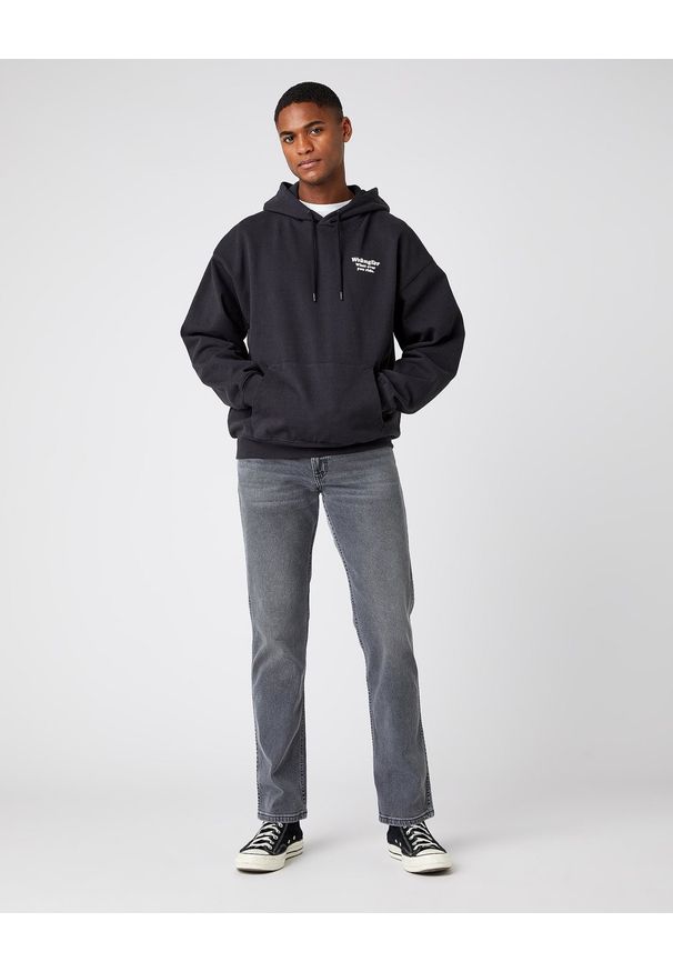 Wrangler - MĘSKA BLUZA WRANGLER WWYG HOODIE FADED BLACK W6F9H1XV6 112141481