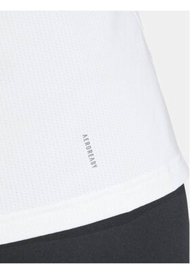 Adidas - adidas Koszulka techniczna Designed for Training IT7427 Biały Regular Fit. Kolor: biały. Materiał: syntetyk
