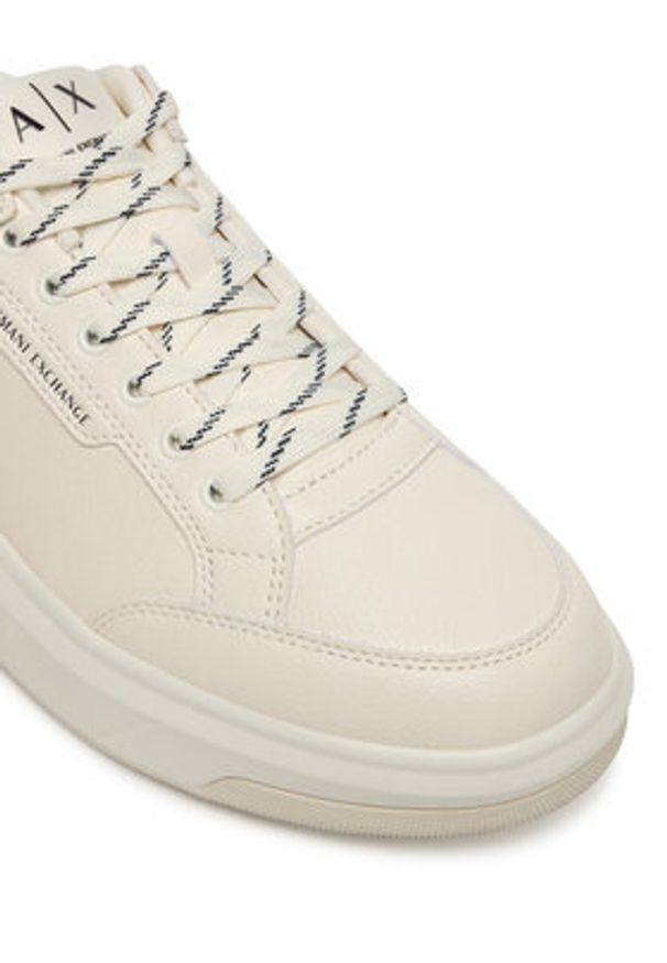 Armani Exchange Sneakersy XM001722 AF17540 MZ266 Biały. Kolor: biały. Materiał: skóra