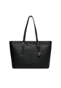 MICHAEL Michael Kors Torebka Quinn 30T5GQNT9L Czarny. Kolor: czarny. Materiał: skórzane