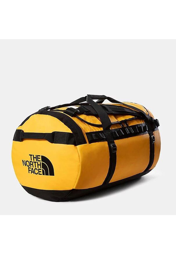 Plecak Sportowy The North Face Base Camp Duffel Czarny. Kolor: żółty. Materiał: poliester