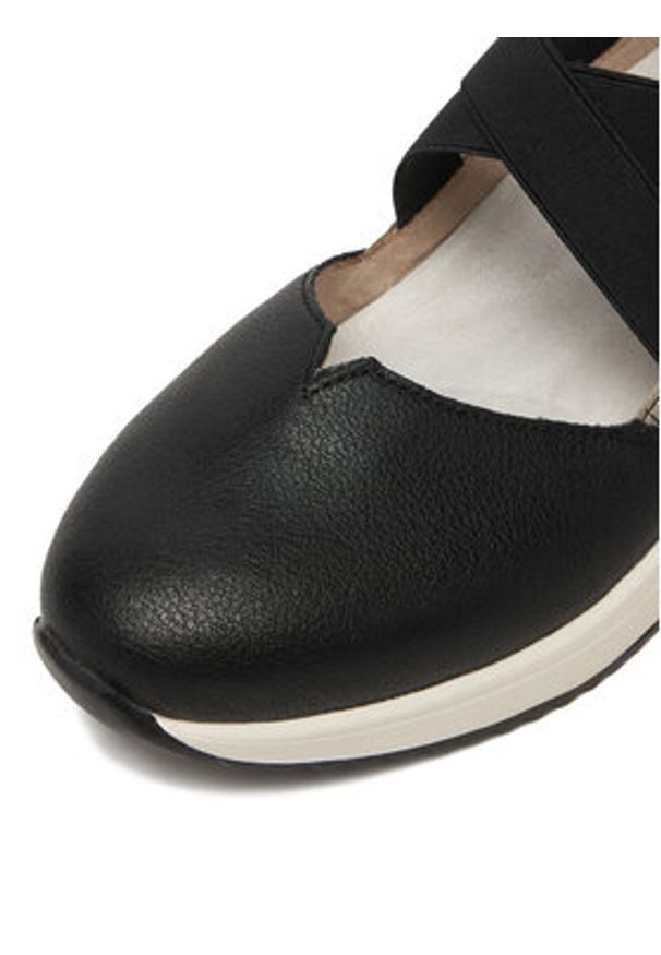 Remonte Półbuty D2411-03 Czarny. Kolor: czarny. Materiał: skóra, syntetyk