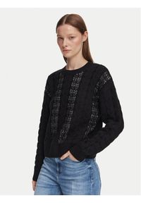 Guess Sweter W6YR21 Z0965 Czarny Regular Fit. Kolor: czarny. Materiał: syntetyk #1