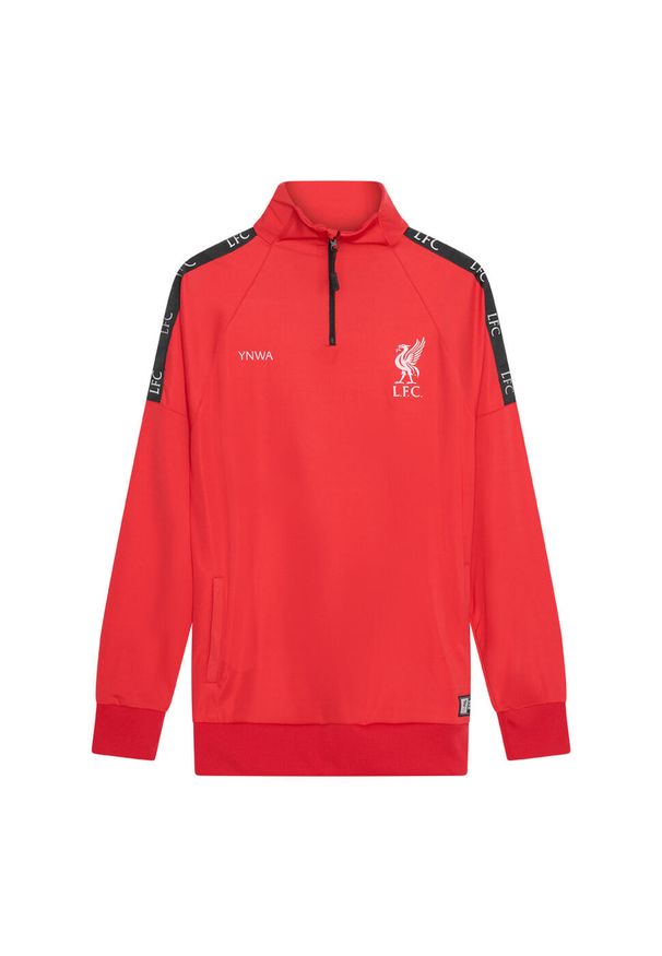 LIVERPOOL FC - Dres piłkarski dla dorosłych Liverpool 22/23. Kolor: czerwony. Materiał: dresówka. Sport: piłka nożna