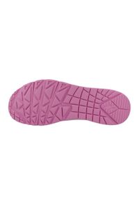skechers - Buty SKECHERS Uno Stand On Air. Kolor: różowy. Materiał: skóra, syntetyk. Szerokość cholewki: normalna. Wzór: gładki