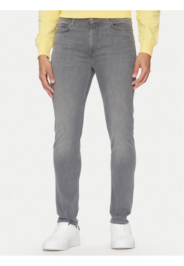 TOMMY HILFIGER - Tommy Hilfiger Jeansy Bleecker MW0MW38828 Szary Slim Fit. Kolor: szary