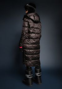 Renee - Czarna Kurtka Cilitheme. Okazja: na co dzień. Kolor: czarny. Materiał: tkanina. Długość: długie. Styl: casual #3