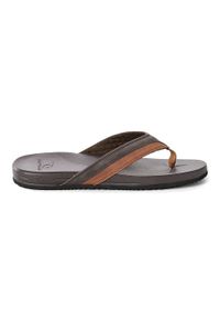 RIPCURL - Japonki męskie Rip Curl Soft Top. Kolor: brązowy