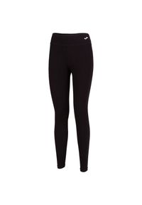 Legginsy treningowe damskie Joma Breath bezszwowe z siateczkowymi wstawkami. Kolor: czarny. Sport: taniec, joga i pilates