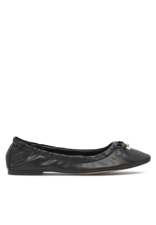 Nine West Baleriny WFA2617-1 Czarny. Kolor: czarny. Materiał: skóra