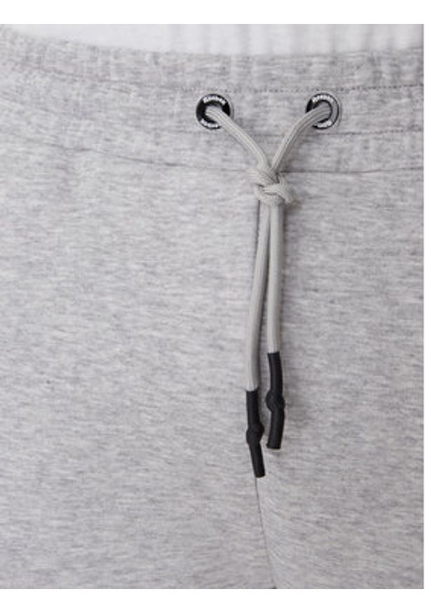 Reebok Spodnie dresowe Azaz RK25549CCM Szary Slim Fit. Kolor: szary. Materiał: bawełna