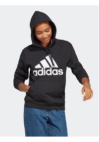 Adidas - adidas Bluza Essentials Big Logo IC6895 Czarny Regular Fit. Kolor: czarny. Materiał: bawełna #2