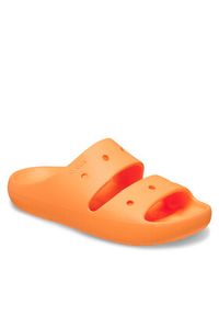 Crocs Klapki Classic Sandal v2 209403 Pomarańczowy. Kolor: pomarańczowy