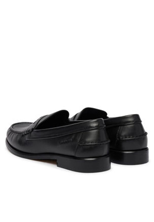 TOMMY HILFIGER - Tommy Hilfiger Mokasyny Penny Crust FM0FM05836 Czarny. Kolor: czarny. Materiał: skóra