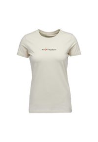 Koszulka damska Black Diamond Heritage Wordmark. Kolor: biały. Sport: wspinaczka #1