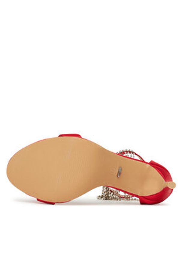 DeeZee Sandały RK01-22 Czerwony. Kolor: czerwony. Materiał: materiał