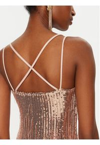 Rinascimento Sukienka wieczorowa CFC0121687003 Złoty Regular Fit. Kolor: złoty. Materiał: syntetyk. Styl: wizytowy #2