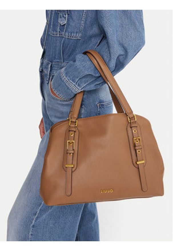 Liu Jo Torebka Mantua AF5045 E0058 Brązowy. Kolor: brązowy. Materiał: skórzane